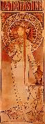 Alphonse Mucha La Trappistine oil painting artist
